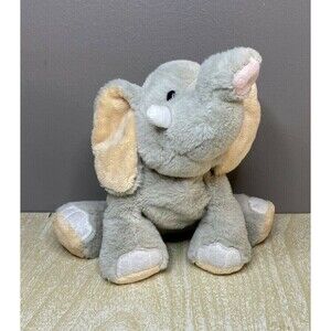 Ganz Webkinz Elephant Plush Stuffed Animal Trunk Up No Code